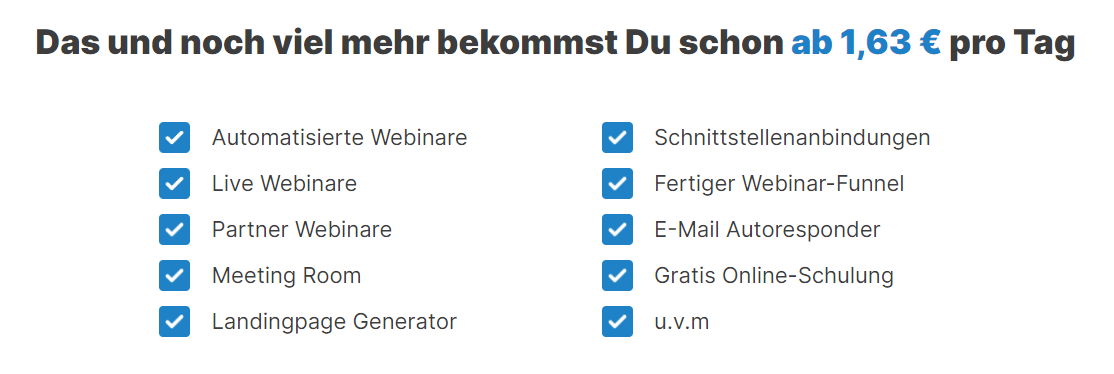 webinaris funktionen